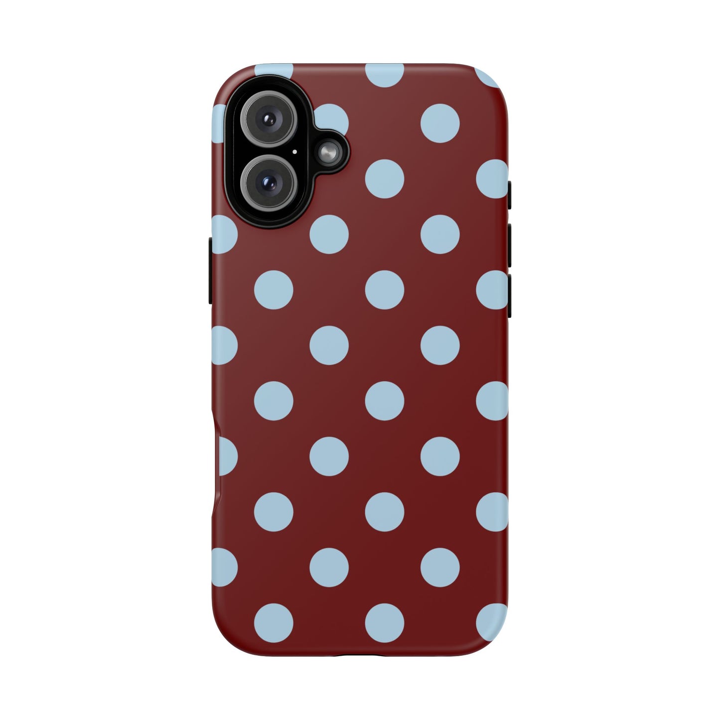 Red and Blue Polka dot
