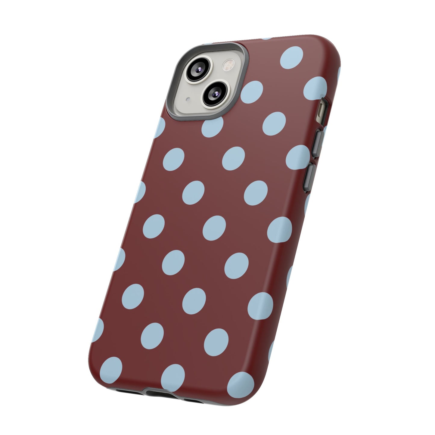 Red and Blue Polka dot