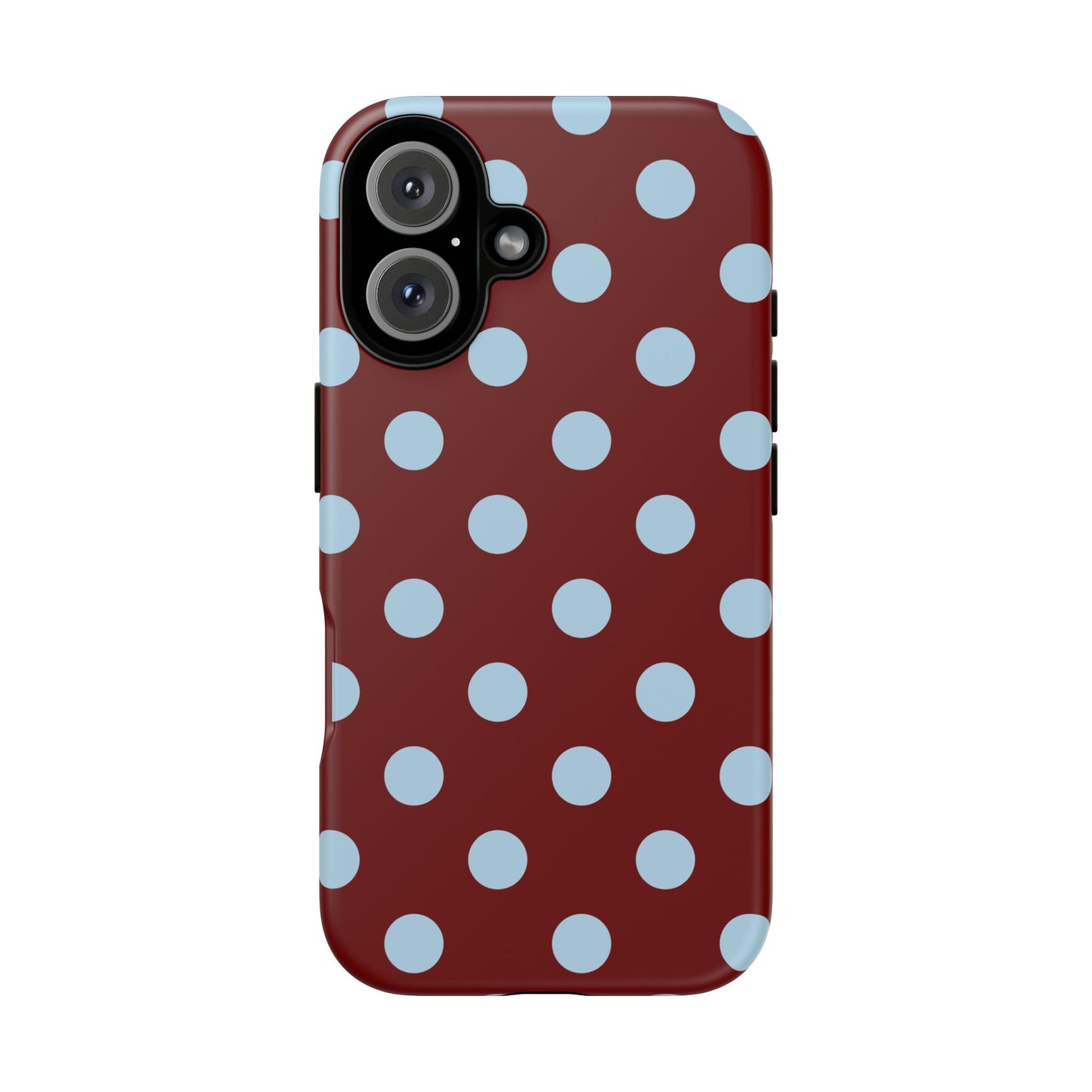 Red and Blue Polka dot