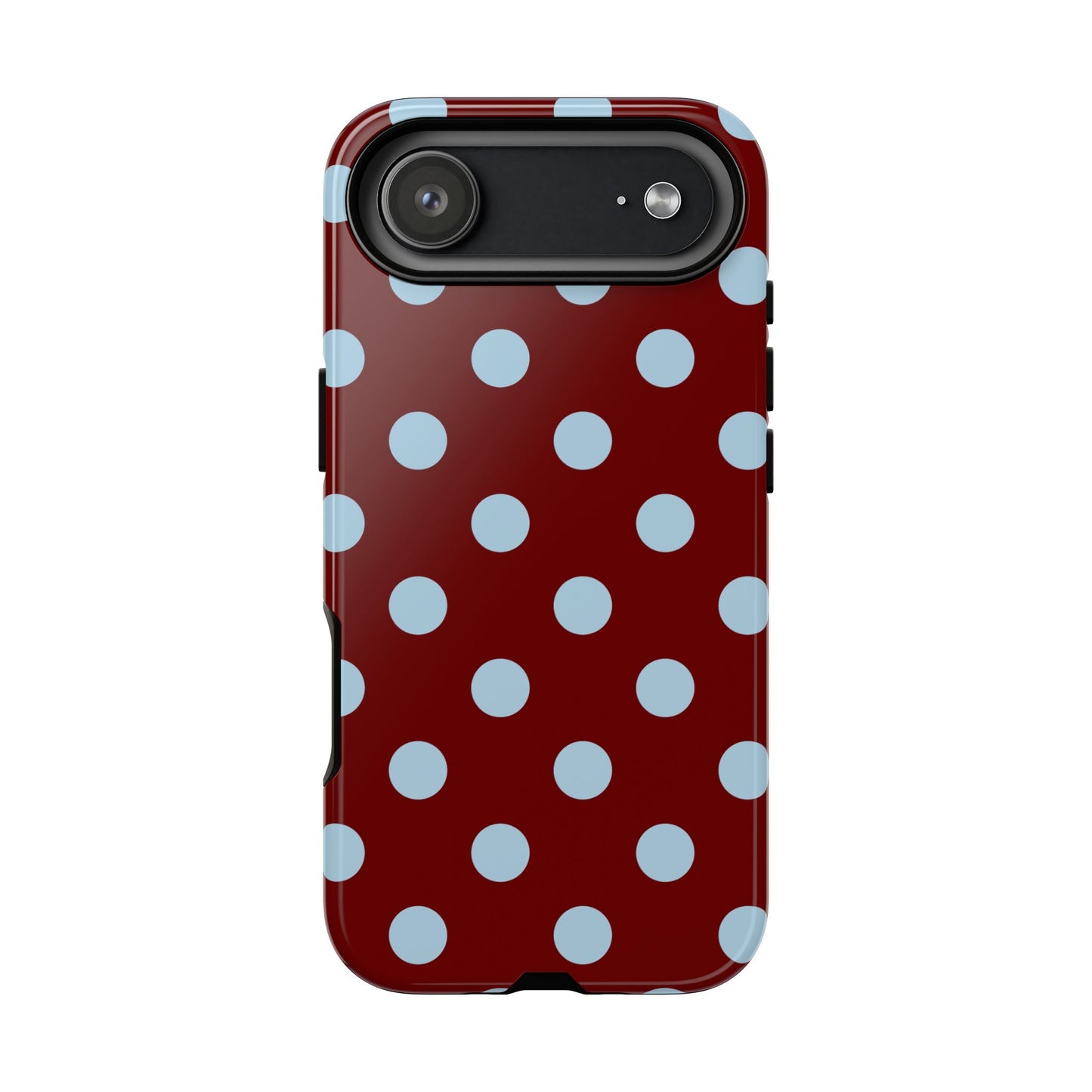 Red and Blue Polka dot