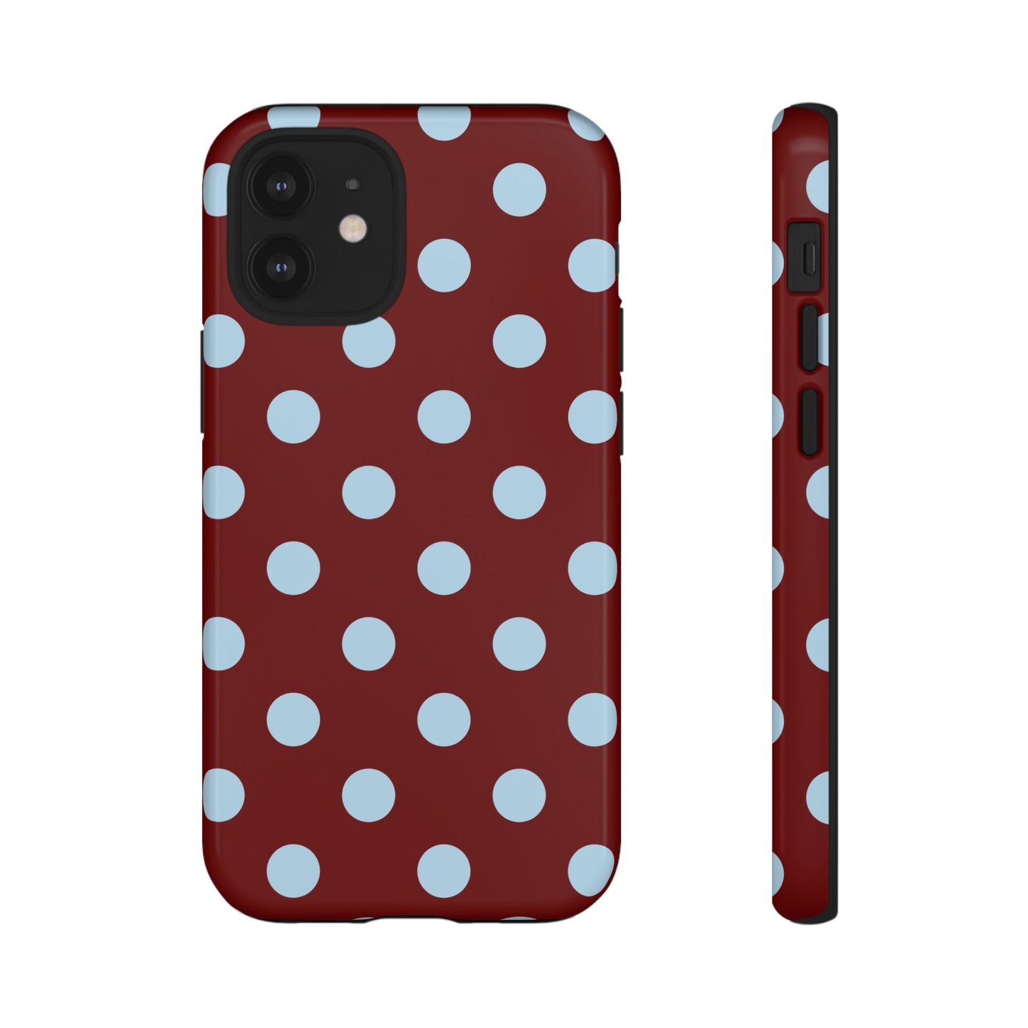 Red and Blue Polka dot