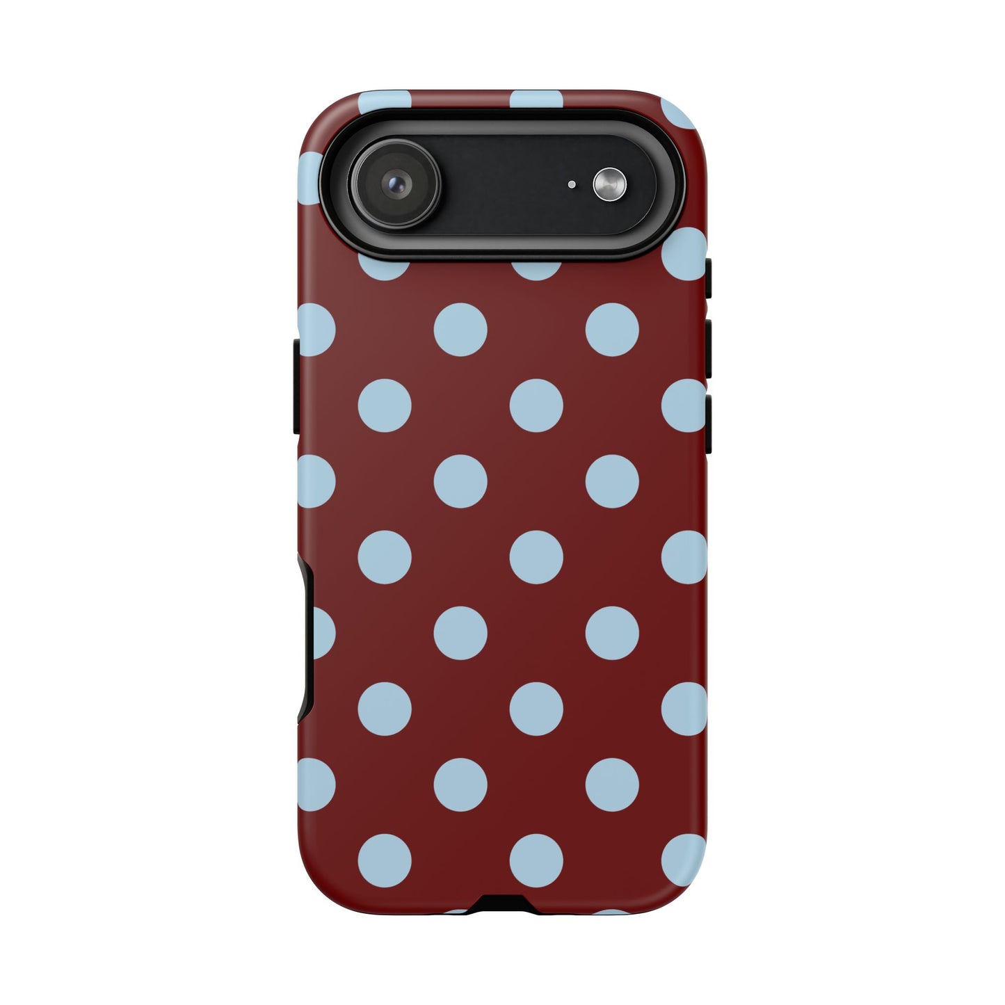 Red and Blue Polka dot