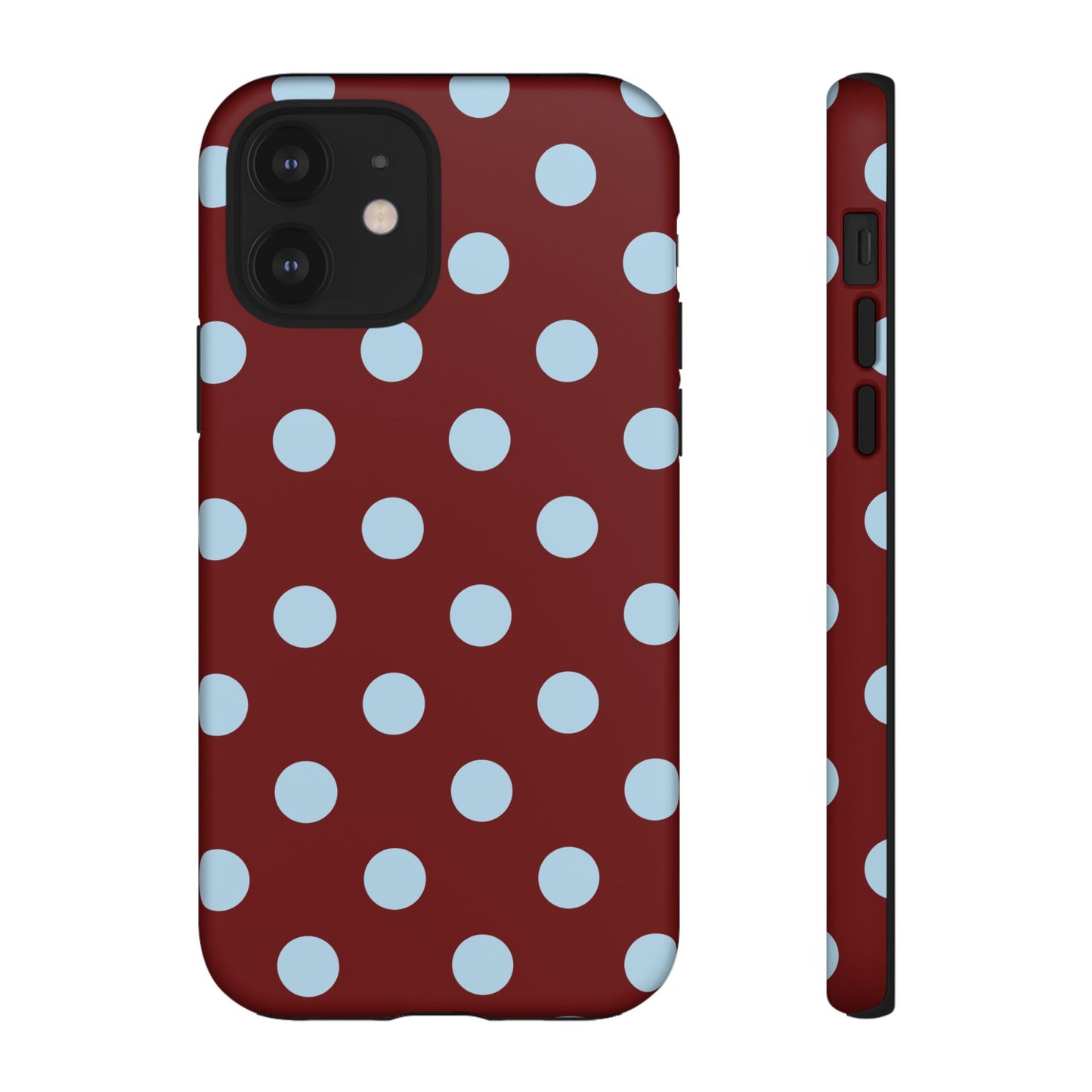 Red and Blue Polka dot