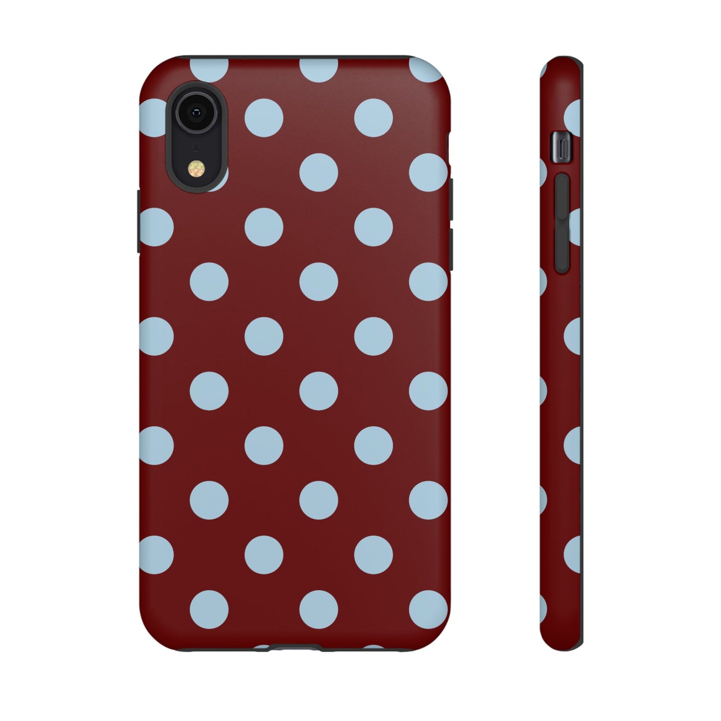 Red and Blue Polka dot