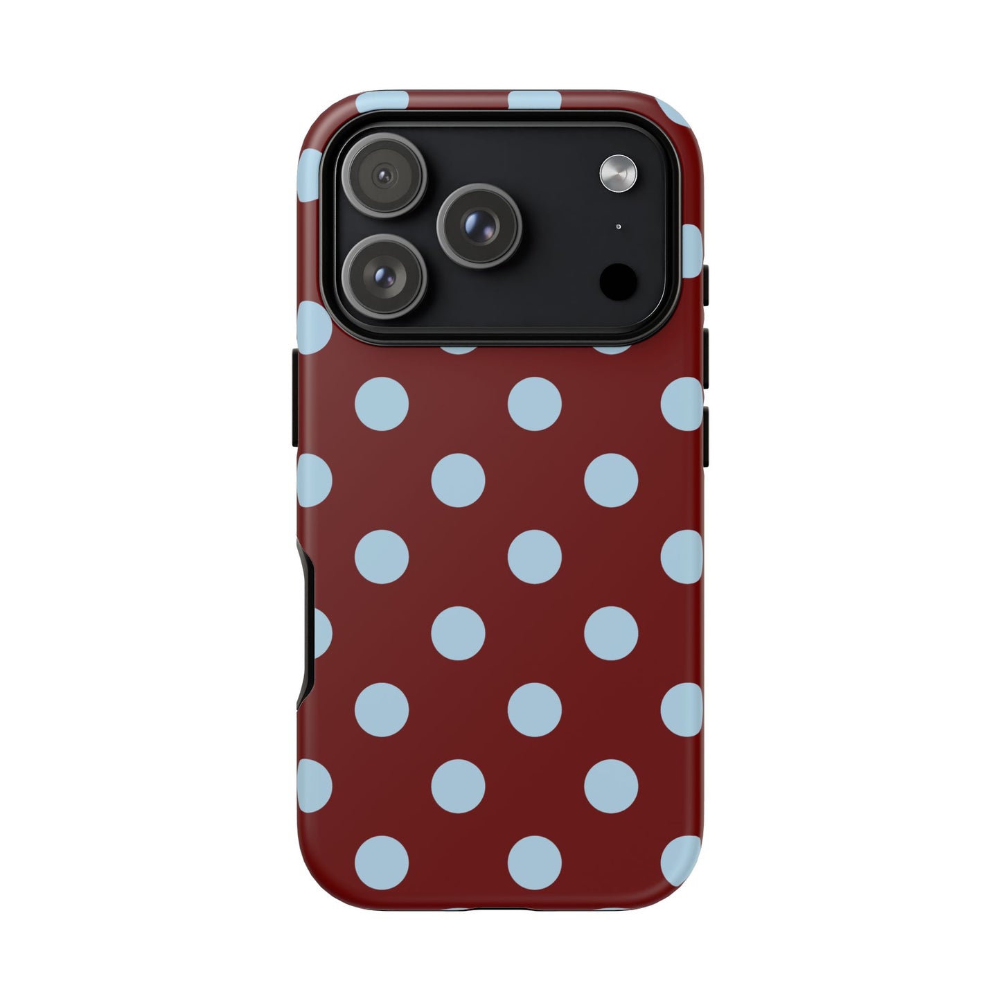 Red and Blue Polka dot