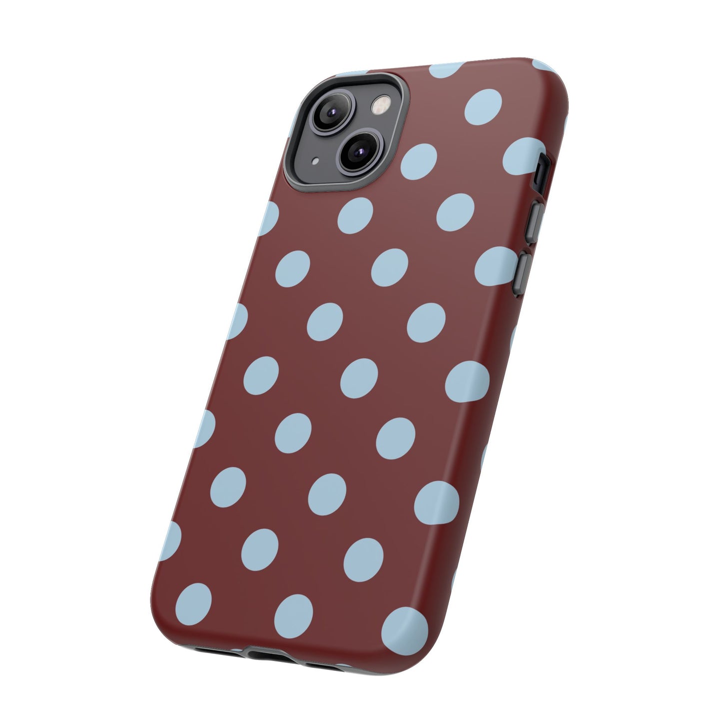 Red and Blue Polka dot
