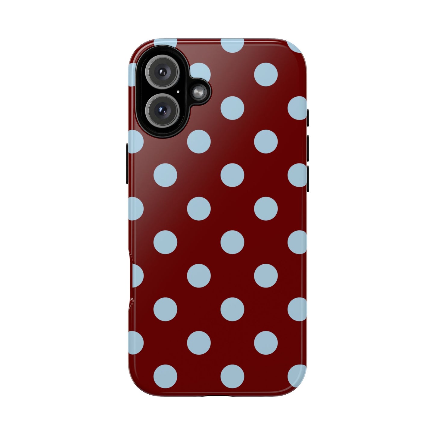 Red and Blue Polka dot