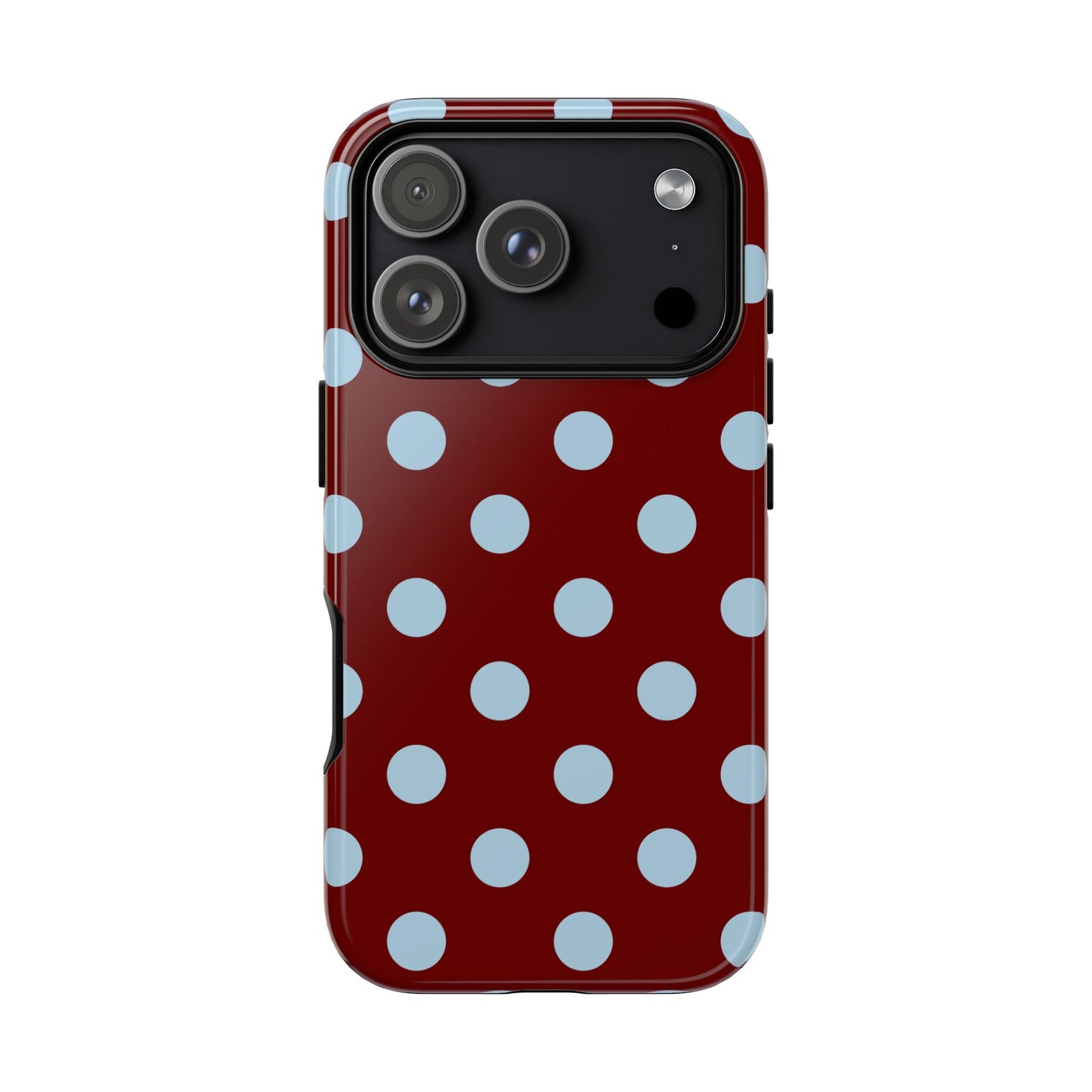 Red and Blue Polka dot