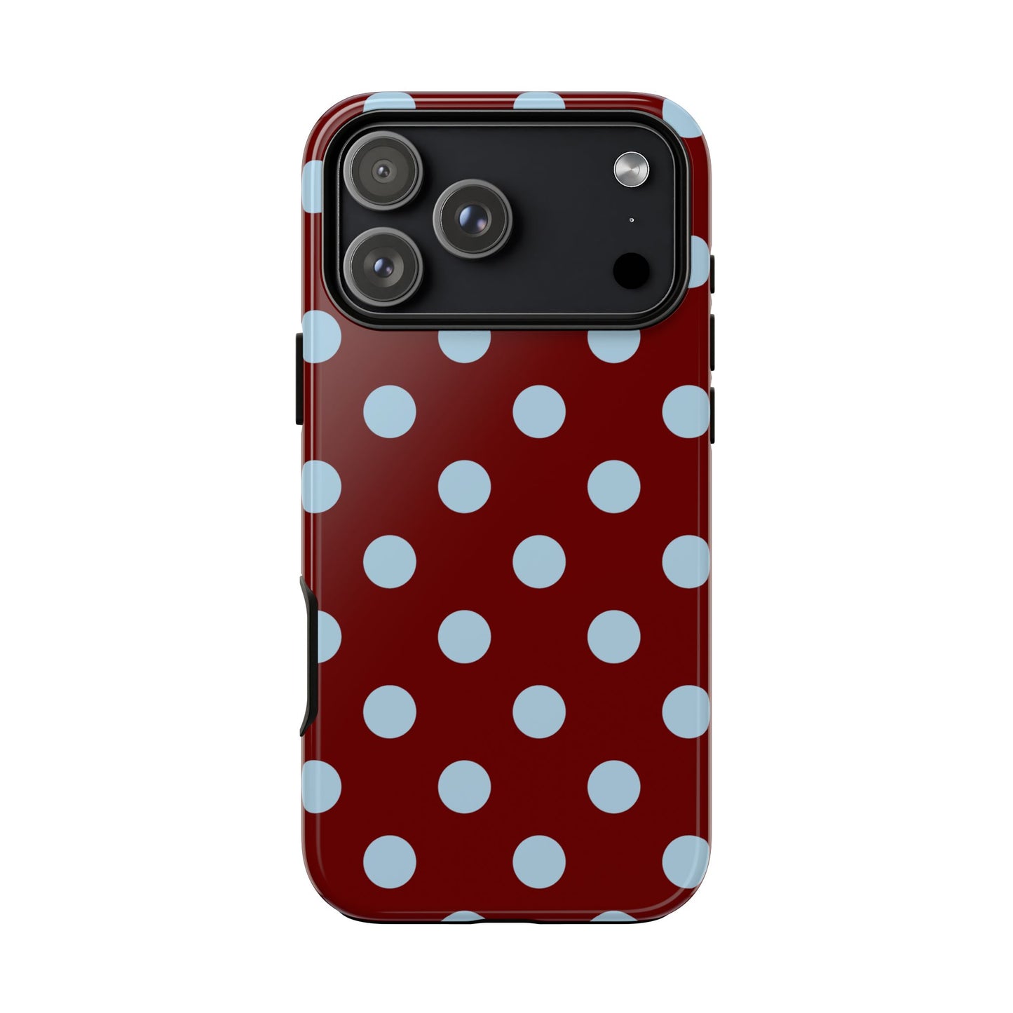 Red and Blue Polka dot