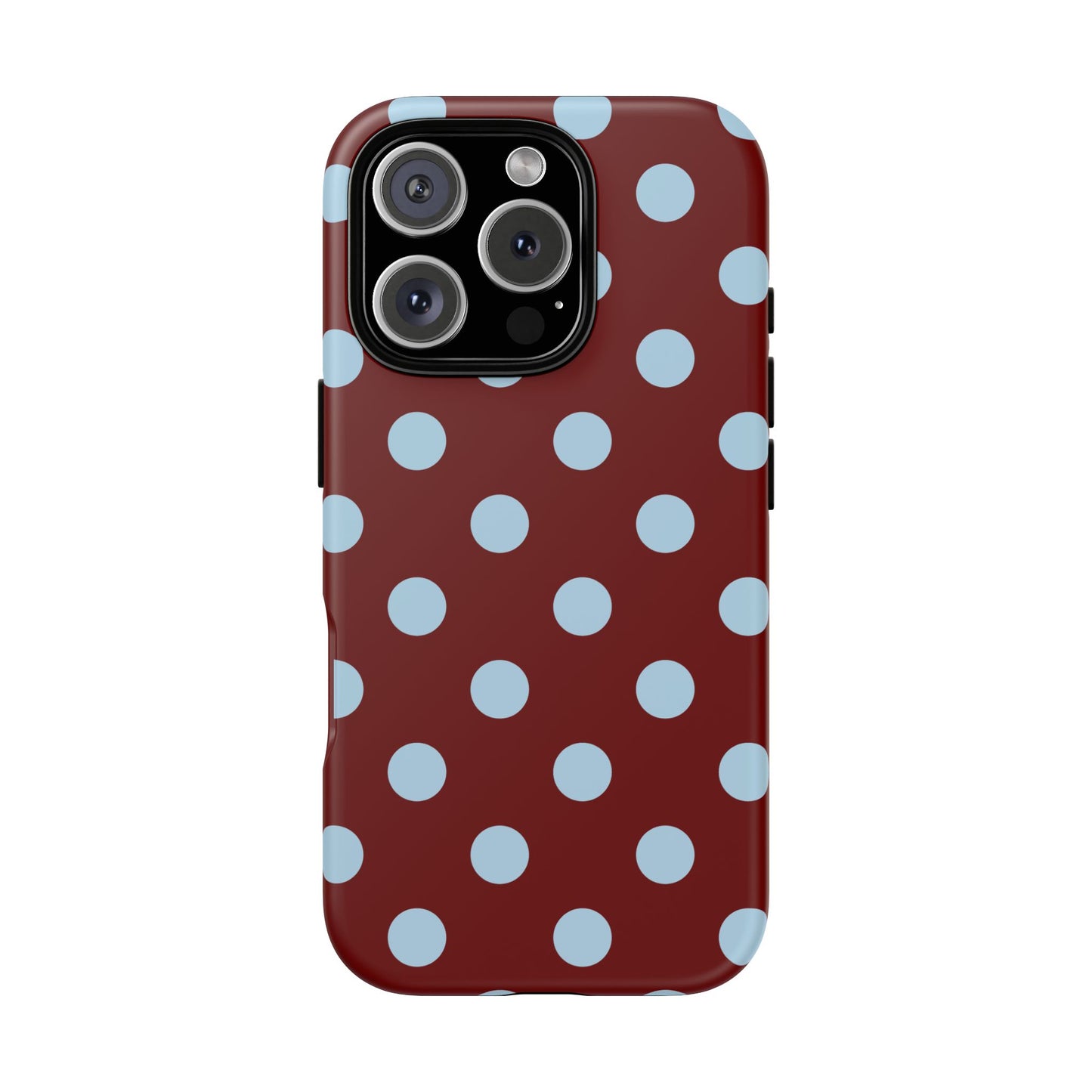 Red and Blue Polka dot