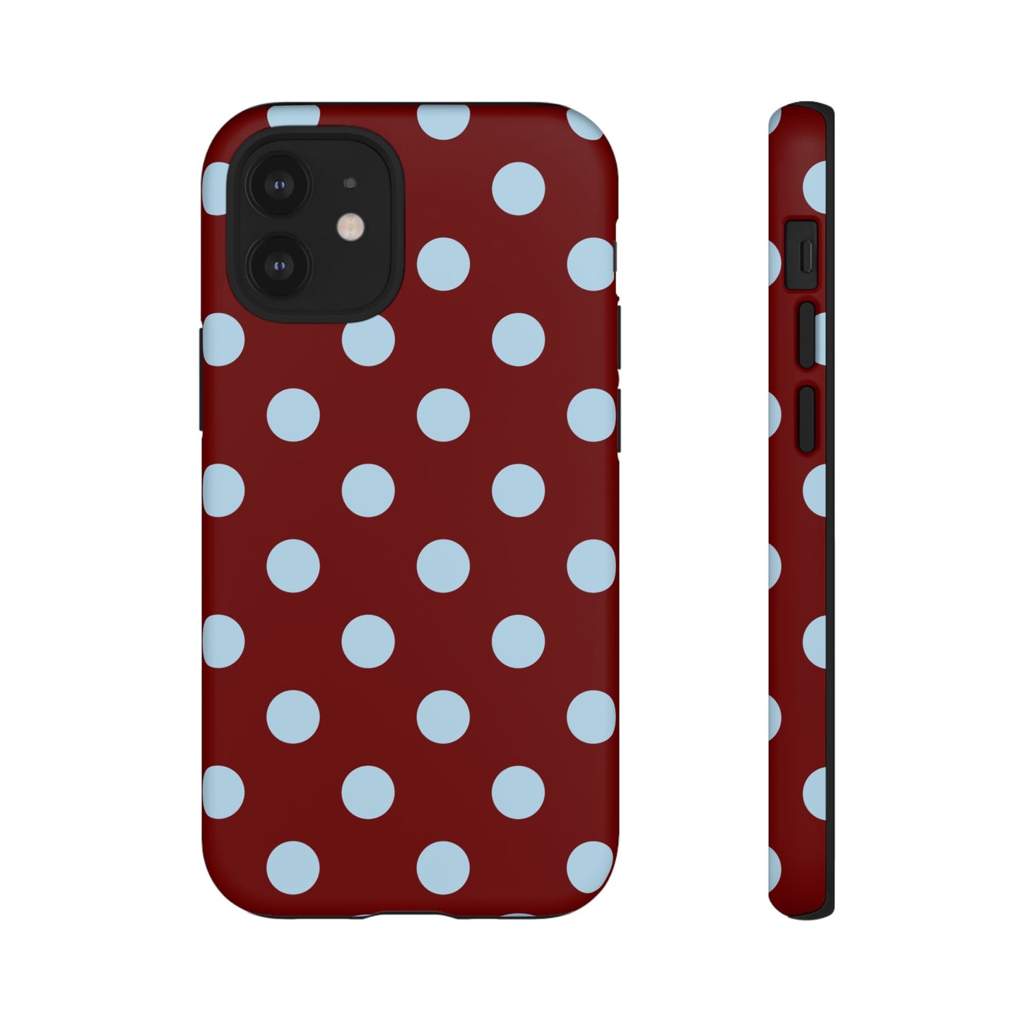 Red and Blue Polka dot
