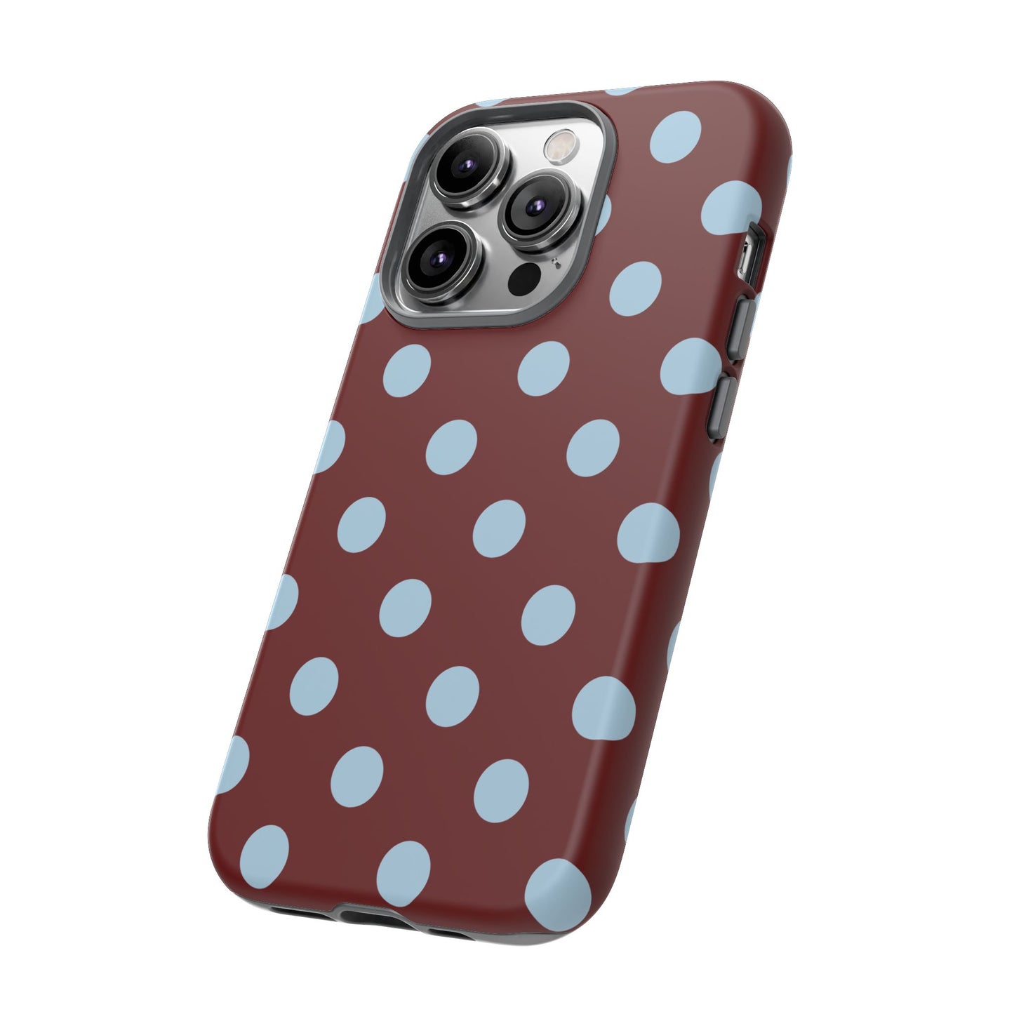 Red and Blue Polka dot
