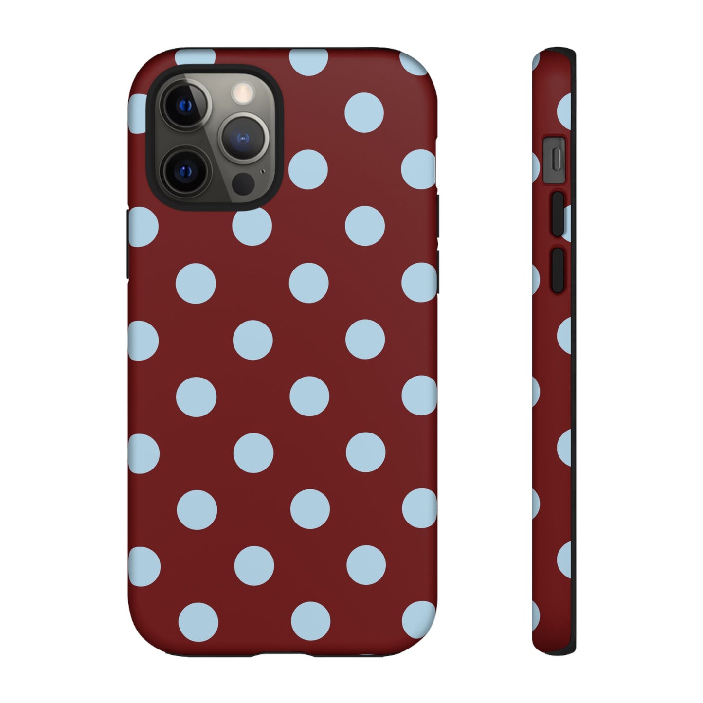 Red and Blue Polka dot