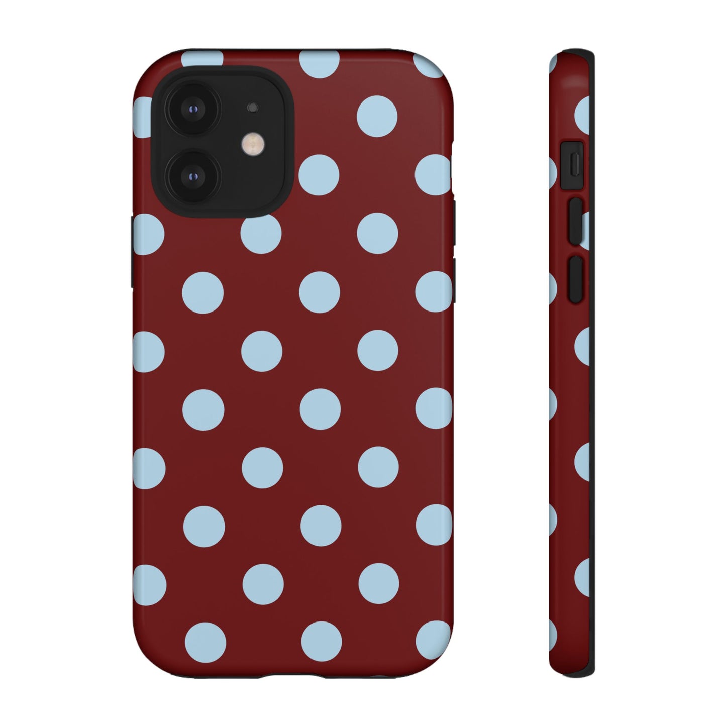 Red and Blue Polka dot