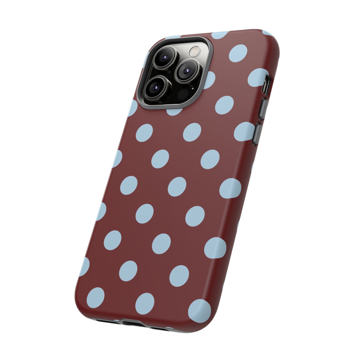 Red and Blue Polka dot