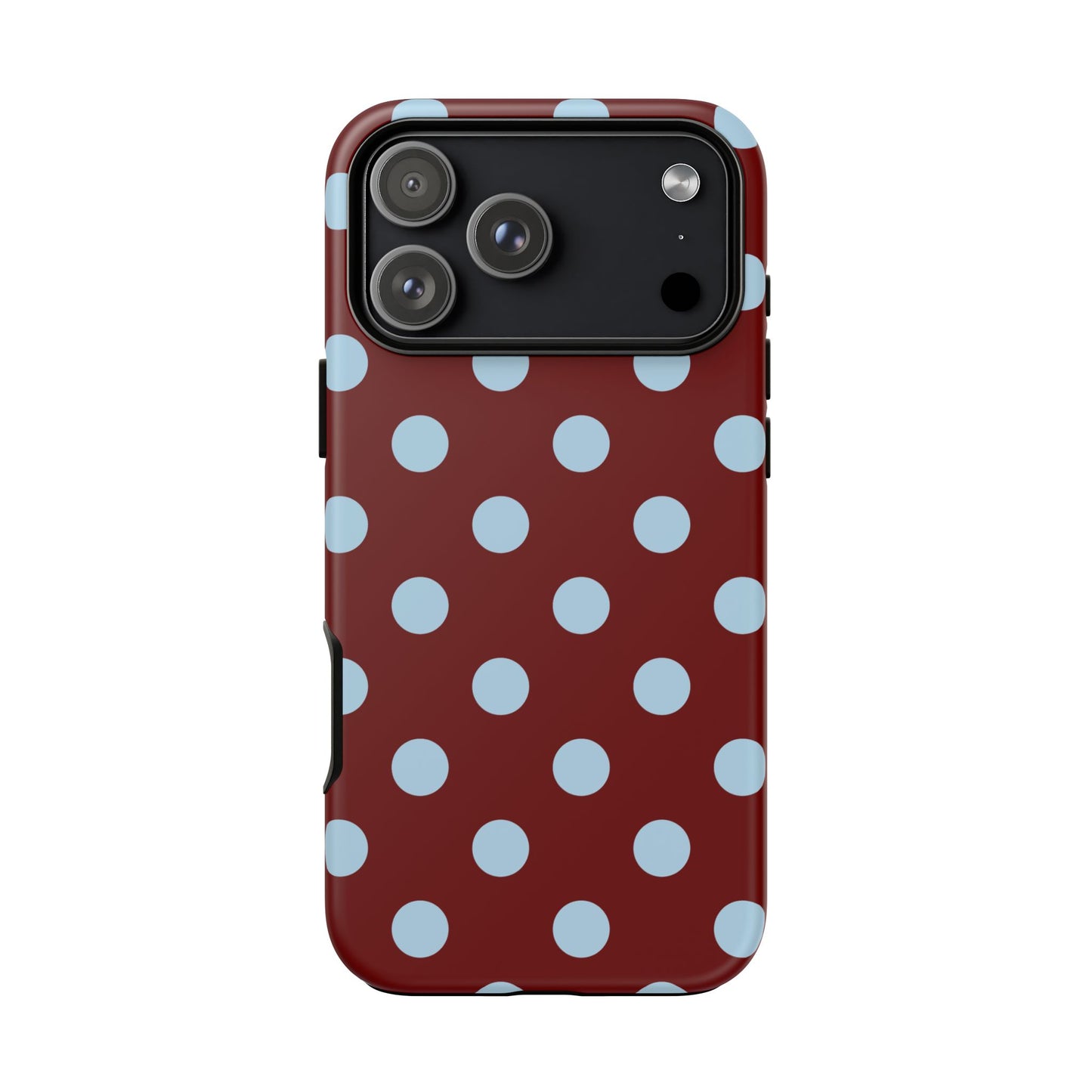 Red and Blue Polka dot